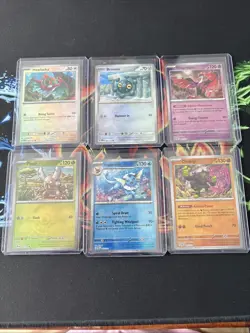Pokemon Masterball Prismatic Lot Of Six (6) Pokemon Tcg Clean Card Vaporeon Ect - Image 1