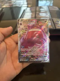 Pokemon TCG Gengar VMAX 157/264 Fusion Strike Ultra Rare Full Art Holo Card NM - Image 1