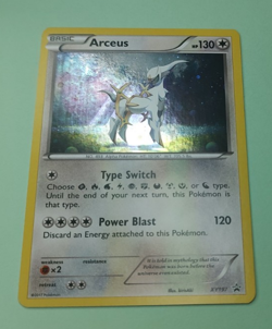 Pokemon 2017 Black Star Promo Arceus XY197 Holo Trading Card TCG - Image 1