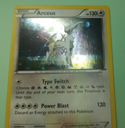 Pokemon 2017 Black Star Promo Arceus XY197 Holo Trading Card TCG - Image 2
