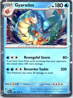 Gyarados - (Cosmo Holo) Promo Miscellaneous Cards & Products 043/193 NM - Image 1