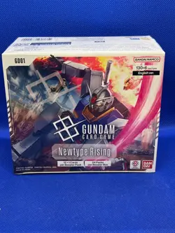SEALED Gundam Card Game Newtype Rising GD01 Booster Box - 24 Booster Packs - Image 1