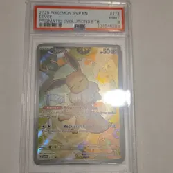 Pokemon Eevee Promo Holo 173 Scarlet & Violet PSA 9 English Card - Image 1