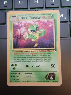 Erika's Victreebel - 26/132 - Pokemon Gym Heroes Unlimited Rare Card WOTC LP - Image 1