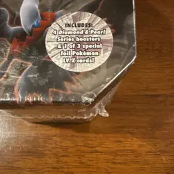 Pokemon Diamond & Pearl Collector's Tin Sealed 4 Boosters Foil LV.X Card - Image 4