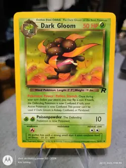 Dark Gloom 36/82 Team Rocket Unlimited Pokemon Card Excellent Condition - Image 1