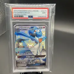 PSA 9 Gardevoir GX SV75/SV94 Hidden Fates Shiny Vault Holo Pokemon Card MINT - Image 1