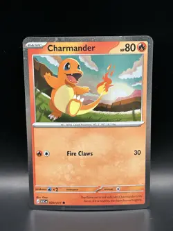 Cosmo Holo Charmander 020/217 - Pokemon Ascended Heroes Card - NM - Image 1
