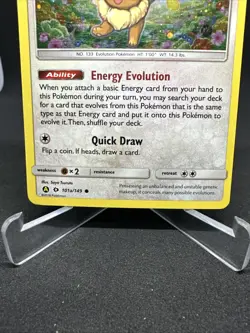 Pokemon TCG Sun & Moon Eevee 101a/149 Alternative Alt Art Cosmos Holo Promo Card - Image 4