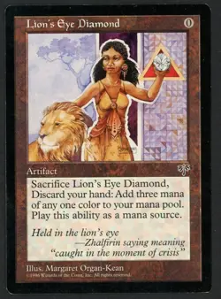 ***Lion's Eye Diamond*** MTG Mirage Magic Kid Icarus - Image 1