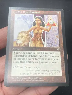 ***Lion's Eye Diamond*** MTG Mirage Magic Kid Icarus - Image 3