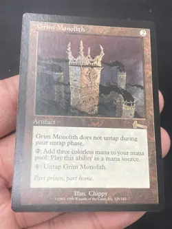 ***Grim Monolith (Edge Indent)*** MTG Urza's Legacy Magic Kid Icarus - Image 3
