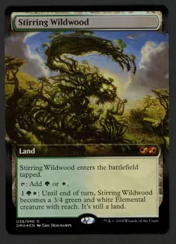 ***FOIL Stirring Wildwood Box Topper*** MTG Ultimate Masters Magic Kid Icarus - Image 1