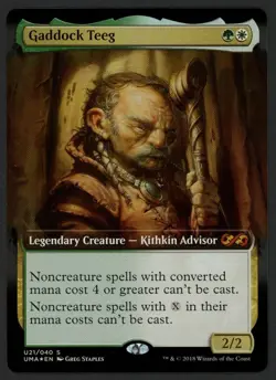 ***FOIL Gaddock Teeg Box Topper*** MTG Ultimate Masters Magic Kid Icarus - Image 1