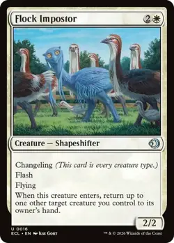 4 x Flock Impostor - Lorwyn Eclipsed - NM-Mint - MTG - Image 1