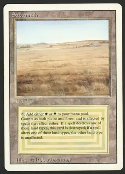 ***Savannah*** MTG Revised Magic Kid Icarus - Image 1