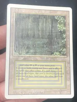 ***Bayou (Edge Bend)*** MTG Revised Magic Kid Icarus - Image 3