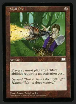 ***Null Rod*** MTG Weatherlight Magic Kid Icarus - Image 1