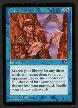 ***Intuition*** MTG Tempest Magic Kid Icarus - Image 1