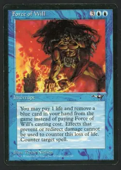 ***Force of Will*** MTG Alliances Magic Kid Icarus - Image 1