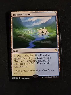 MTG - Flooded Strand Rare Land Khans of Tarkir Regular English - Image 1