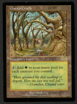 ***Gaea's Cradle*** MTG Urza's Saga Magic Kid Icarus - Image 1