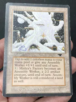 ***Mishra's Factory Winter (Ring Ding)*** MTG Antiquities Magic Kid Icarus - Image 3