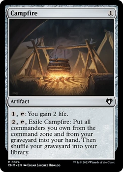 FOIL [MTG] Campfire (0374) (CMM) - Image 1