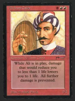 ***Ali from Cairo*** MTG Arabian Nights Magic Kid Icarus - Image 1