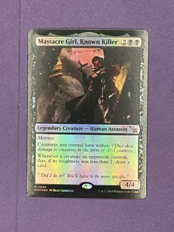Massacre Girl, Known Killer - FOIL Mythic - MKM 0094 - Near Mint - MTG - Image 1