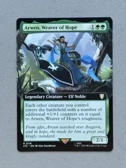 Arwen, Weaver of Hope #118 Extended Art MTG Commander Lord of the Rings LTC - NM - Image 1