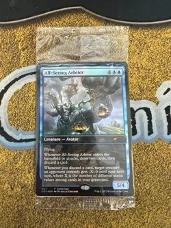 MTG SEALED All-Seeing Arbiter GDY 003 Game Day Holofoil Promo!! - Image 1