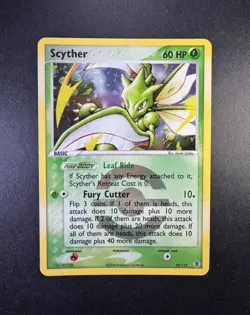 2004 Pokemon Scyther EX Fire Red & Leaf Green 29/112 Reverse Holo - Image 1