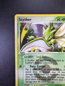 2004 Pokemon Scyther EX Fire Red & Leaf Green 29/112 Reverse Holo - Image 2