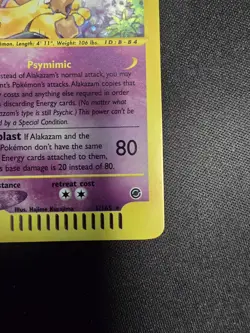 Alakazam - 1/165 - Expedition Base Set - Holo Rare - Pokemon Card - Image 3