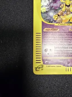 Alakazam - 1/165 - Expedition Base Set - Holo Rare - Pokemon Card - Image 5