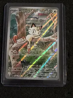 Pokemon - Meowth 106/094 - Phantasmal Flames Holo - Pack Fresh - MINT - Image 1