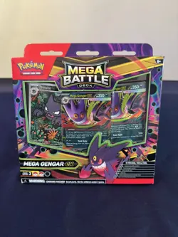 Pokemon TCG Mega Battle Deck Mega Gengar ex Box Set New Factory Sealed - Image 1