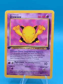 Pokemon 1st Edition Team Rocket (2000) - Drowzee 54/82 - Common - NM - Image 1