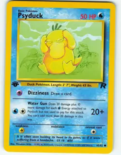 Psyduck - 1st Edition - 65/82 Team Rocket - WOTC - Pokemon TCG - 2000 - Image 1