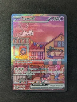 Pokemon TCG Mew EX 053 Scarlet & Violet Promo Holo Full Art - Image 1