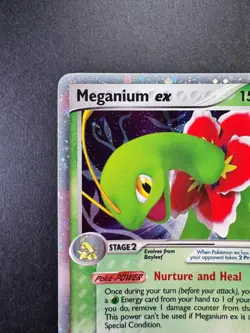 2005 Pokemon Meganium EX Unseen Forces Holo 106/115 - Image 2