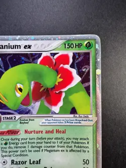 2005 Pokemon Meganium EX Unseen Forces Holo 106/115 - Image 3