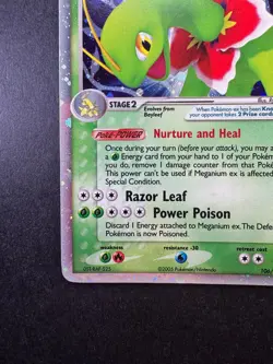 2005 Pokemon Meganium EX Unseen Forces Holo 106/115 - Image 4