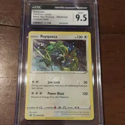 Pokemon Rayquaza SWSH029 Black Star Promo Holo CGC 9.5 2020 HP130 - Image 1