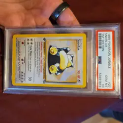 PSA 10 Snorlax 1st Edition 27/64 1999 Pokemon Jungle Vintage Non Holo - Image 1