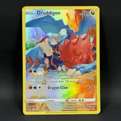 Pokemon Druddigon TG09/TG30 Full Art Ultra Rare Silver Tempest Trainer Gallery - Image 1
