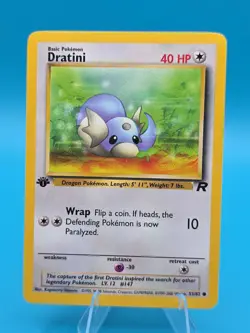 Pokemon 1st Edition Team Rocket (2000) - Dratini 53/82 - Common - NM - Image 1
