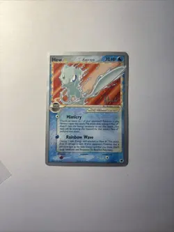 Pokemon 2008 World Championships Mew 101/101 Non-Holo Gold Star Delta Species - Image 1