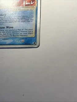 Pokemon 2008 World Championships Mew 101/101 Non-Holo Gold Star Delta Species - Image 3